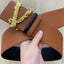 Wide Fashion Belt; Leather Dress Belt