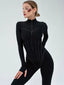 Bodycon Jumpsuit; O Neck Short Sleeve; Zipper Bodysuit