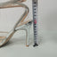 CHMURY Silver Heels For Women Luxury Pointed Toe Wedding Shoes For Bride Low Heels Fancy Pumps Graduation High Heels
