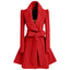 Trendy Wool Blend Overcoat; Slim Fit