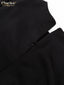 Bodycon Black Knitted Dress; Short and Jazzy