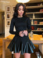 Bodycon Black Knitted Dress; Short and Jazzy