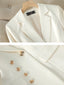 Women Pant Suit 2 Piece Set; Formal Blazer Jacket and Trouser