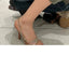 High Heel Pumps; Slingback; Pointed Toe; Transparent