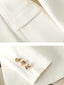 Women Pant Suit 2 Piece Set; Formal Blazer Jacket and Trouser