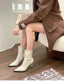 Women Ankle Boots; Fashion Pointed Toe