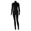 Black Turtleneck; Long Sleeve Bodycon Jumpsuit