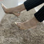 Women's Transparent Stilettos High Heels Point Toe