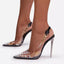 Women's Transparent Stilettos High Heels Point Toe