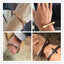 Fashion Love Screw Cuff Bracelet For Women; Gold Color Stainless Steel Bracelets