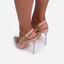 Women's Transparent Stilettos High Heels Point Toe