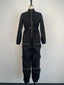 Front Pocket; Zipper Fly; Long Sleeve; Cargo Jumpsuit; Style One Piece Suit