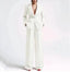 Single Button Blazer Wide Leg Pant Suit