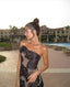 One Shoulder Elegant; Party Dress