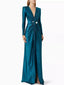 Elegant Deep V-Neck Evening Dresses