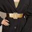 Fashion Gold Belt Dress