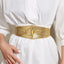 Fashion Golden Dress Belt; Wide Corset Seal Belt