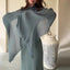 Satin Solid Robe Dress;Slim Evening Dress; Elegant Batwing Sleeves