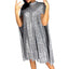 Shiny Sequins T-Shirt Dress Stylish Loose; Mini Dress