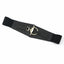 Fashion Golden Dress Belt; Wide Corset Seal Belt