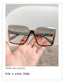 Half-frame Fashion Metal Sunglasses