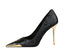 Metal Pointed Tip Pumps; Heels 10 Cm Banquet High Heels