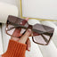 Half-frame Fashion Metal Sunglasses