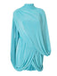 Long Shawl Strapless Skirt Outfit; Spliced 2-piece set