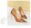 Metal Pointed Tip Pumps; Heels 10 Cm Banquet High Heels