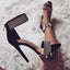High Heel Pump; Transparent Crystal Sandals; Perfect for Formal Occasions