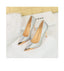 Metal Pointed Tip Pumps; Heels 10 Cm Banquet High Heels