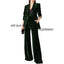 Women's Velvet 2 Piece Suit Office Lady Business Blazer&Pants Double Breasted Bridal Wedding Tuxedos
