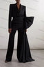 Two Piece Pant Suit; Blazer & Trousers with Bow; Tuxedo Jacket