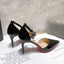 Women's High Heel Classic Buckle Pointed Toe Shoes