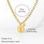 Stainless Steel Exaggerated Gold Color Thick Chain Pendant Necklace