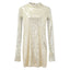 Shiny Sequins T-Shirt Dress Stylish Loose; Mini Dress