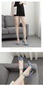 Transparent Pointed High Heels for Women