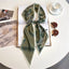 Long Silk Scarf; Print Thin Narrow; Women Neckerchief