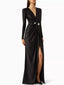 Elegant Deep V-Neck Evening Dresses