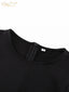 Bodycon Black Knitted Dress; Short and Jazzy
