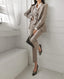 Korean Fashion Women Blazer 3 Pcs Vintage Long Sleeve Suit Jackets Vest and Straight Pants Suit Female Chic Business Outfits New