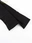 Bodycon Black Knitted Dress; Short and Jazzy