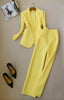 Pant Suit High Waist Wide Leg Pants