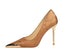 Metal Pointed Tip Pumps; Heels 10 Cm Banquet High Heels