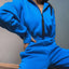 Fleece Sport Jumpsuit; Sportswear; Hoodies Jumpsuits Zip Up Overalls