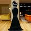 2025 Popular Black Women's Mermaid Modern Evening Dresses Classic One Shoulder Customized Prom Gowns Sleeveless Robes De Soirée