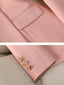 Women Pant Suit 2 Piece Set; Formal Blazer Jacket and Trouser