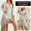 2pcs Floral Nightgown and Robe Set.