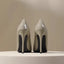 Pointed High Heel; Professional Patent Leather