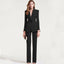 Double Breasted 2 Pieces Pants and Top Shawl Collar Suit